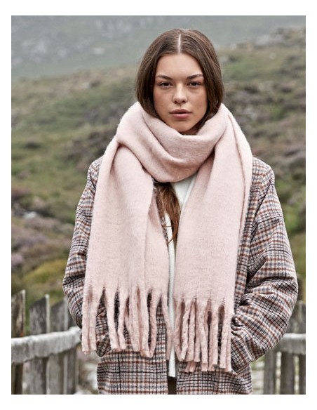 BEE-B496R-Fluffy Scarf 2